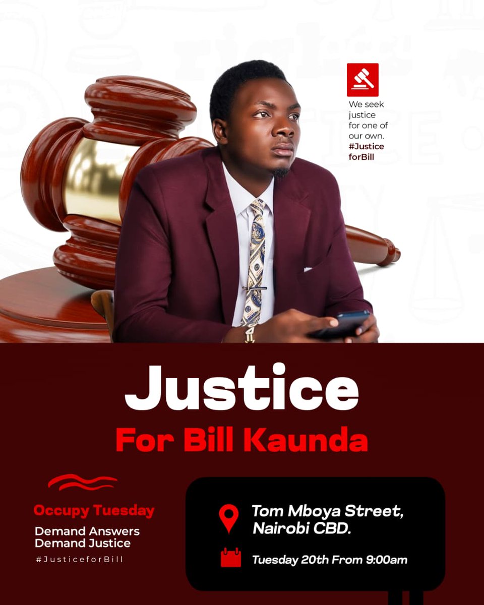 #JusticeForBillKaunda