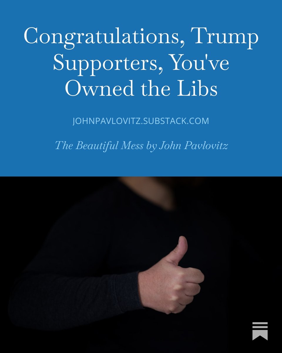 Congratulations, Trump supporters, you’ve thoroughly and completely owned the Libs—and all it’s cost you is a functioning government, a working democracy, human rights, national peace, economic stability, affordable groceries, affordable healthcare, qualified leaders, and global