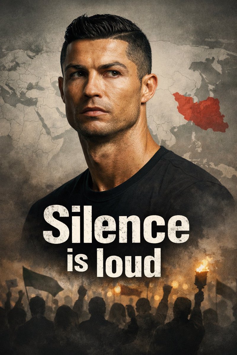IRepublic4ever's tweet image. Interesting how some celebrities speak up loudly for one cause but stay silent for another. When tens of thousands suffer under a dictatorship in Iran, where are those same voices now? #StandForAll #EqualHumanity  @Cristiano