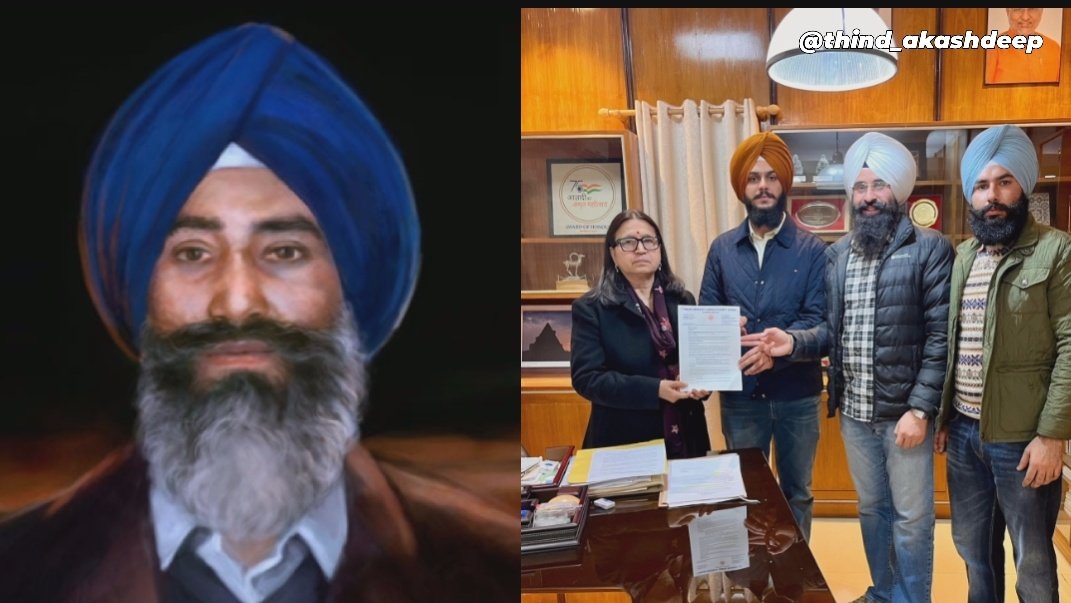 thind_akashdeep's tweet photo. PU student leader Ashmeet Singh & Team Sathh have urged the Panjab University Vice-Chancellor to rename the Centre for Human Rights and Duties after Shaheed Bhai Jaswant Singh Khalra and establish a dedicated Chair in his name—honouring his fearless fight against enforced disappearances and custodial killings, and reinforcing the university’s commitment to justice, human dignity, and constitutional values.