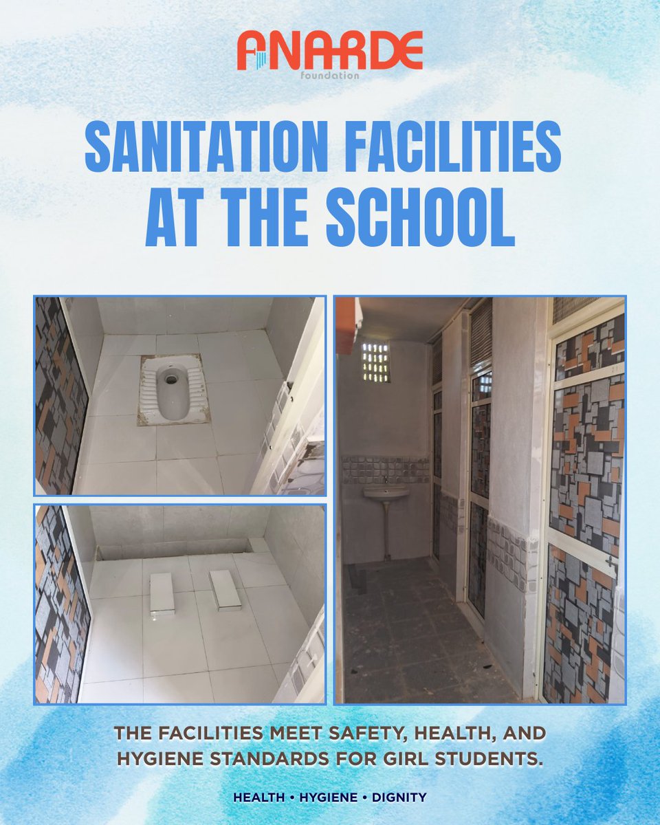 anardeindia's tweet photo. Under the School Sanitation Initiative, a new sanitation block now supports 142 girls—ensuring better health, dignity, and a safer learning environment https://t.co/EV2ftJj4gu