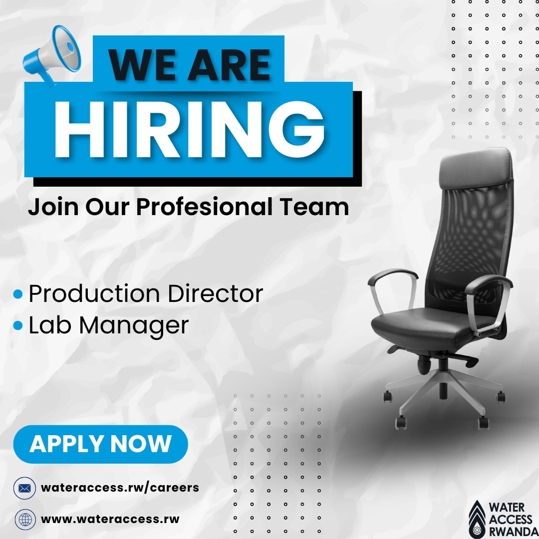 📢Hiring alert 📢

water-access-rwanda.breezy.hr