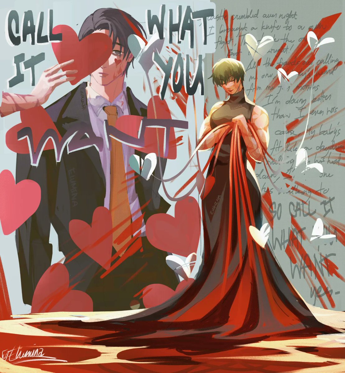 Early ytmk valentines art I suppose

#ytmk #yutamaki