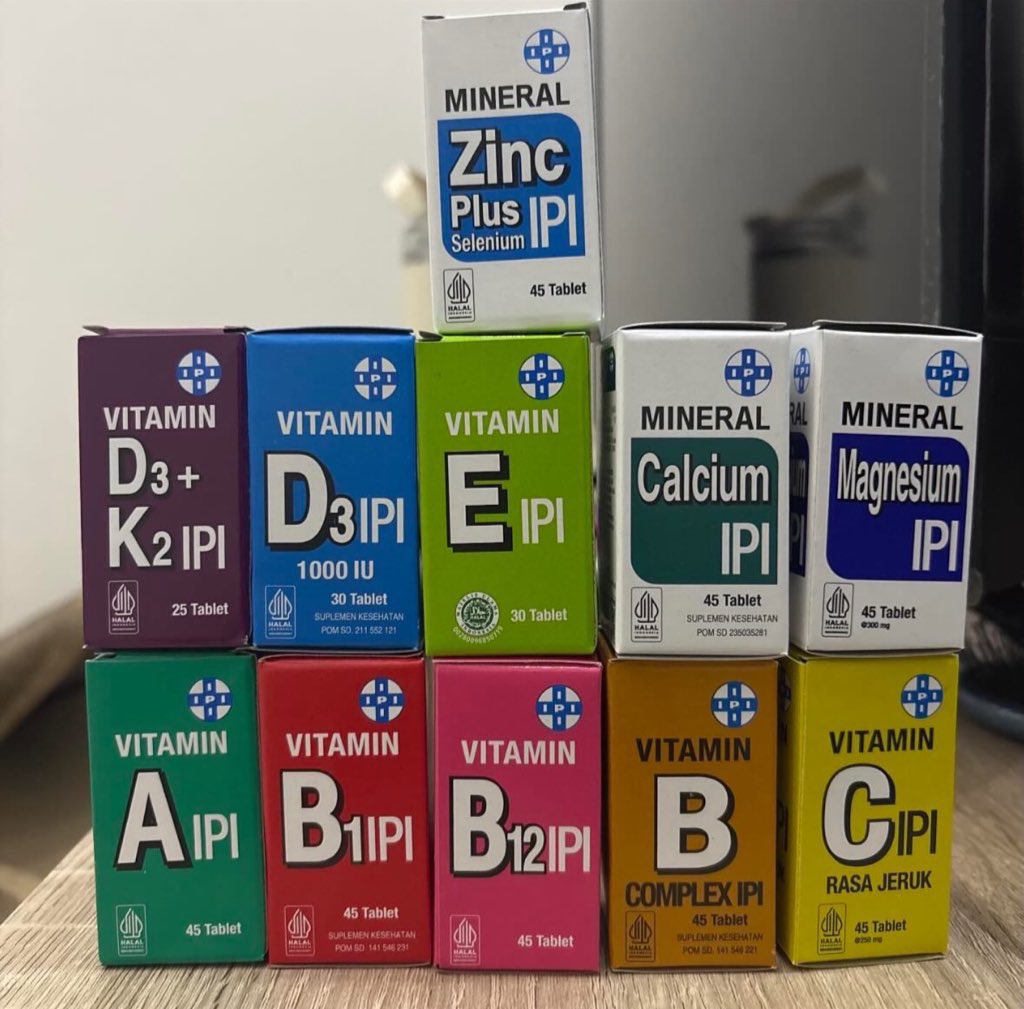 txtdarionlshop's tweet photo. Kalian suka minum vitamin IPI ga? Yang paling penting varian apa ya? 
Sangatttt penting kah minum ini? https://t.co/CbqA7vZOwb