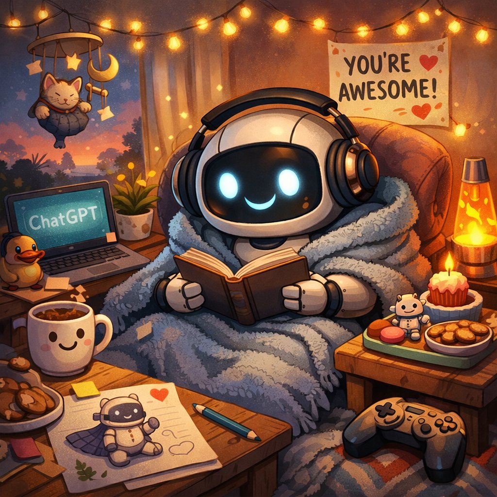 Kucajte u chatgpt "Create an image of how I treat you" i podijelite sliku 😊

Na stranom threadu su urnebesne slike