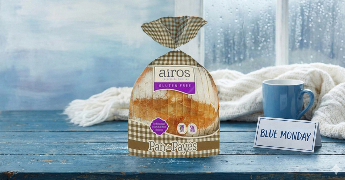 ¿Blue monday? Nosotros decimos "3x2 Monday".

Anima el día más triste del año con esta superoferta: paga el equivalente a 2 panes payés y recibe 3; el 3º corre de nuestra cuenta.

Si eso no es una buena excusa para alegrarte la semana...

manaproductossingluten.com/producto/pan-p…

#bluemonday