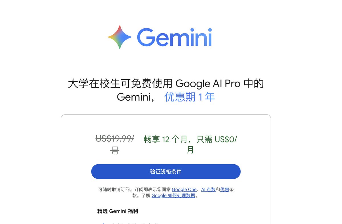 10 块钱撸了一年Gemini 3 Pro（保姆级教程） 先说前提条件： 梯子节点选美国，并且一定要开全局模式，别半路切节点。 第一步，先检测你的