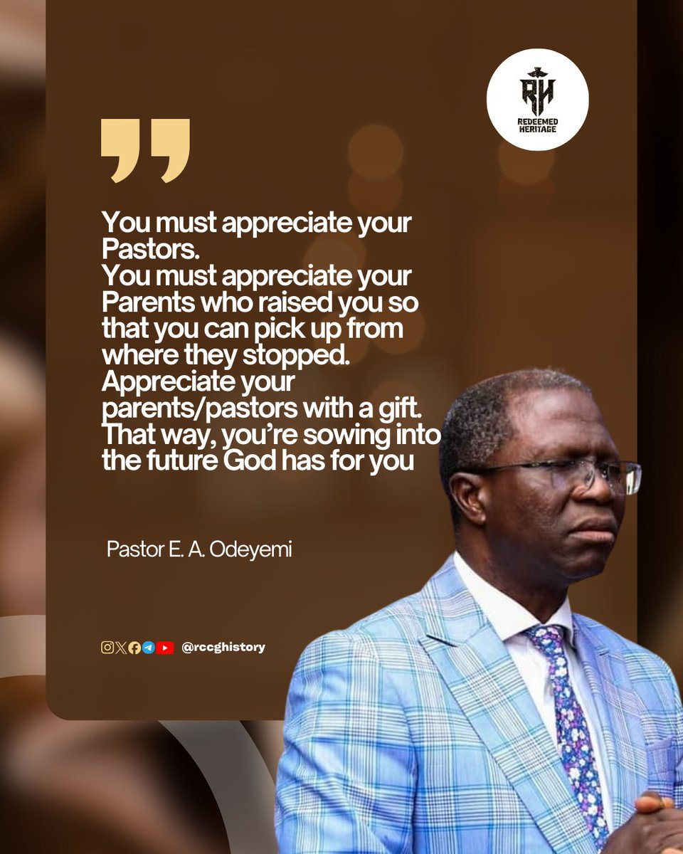 The scripture says:
“Honor your father and mother.” This is the first commandment with a promise.” — Ephesians 6:2
“Let the elders that rule well be counted worthy of double honour.” — 1 Timothy 5:17