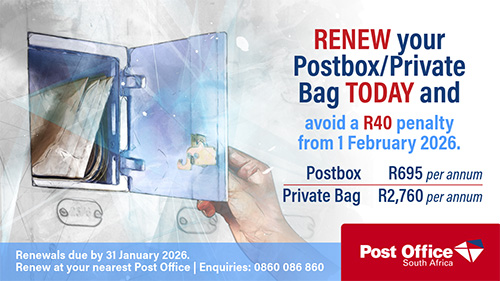 PostofficeSa's tweet image. #PostBoxRenewal
#StayConnected