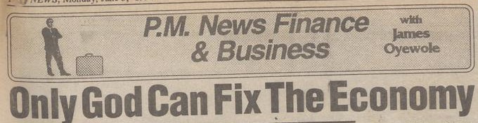 When this headline appeared in 1996, the naira was trading at ₦82 to the dollar. At the time, economists were divided. Some argued the exchange rate could boost exports, while others insisted it did nothing to stimulate real economic growth.