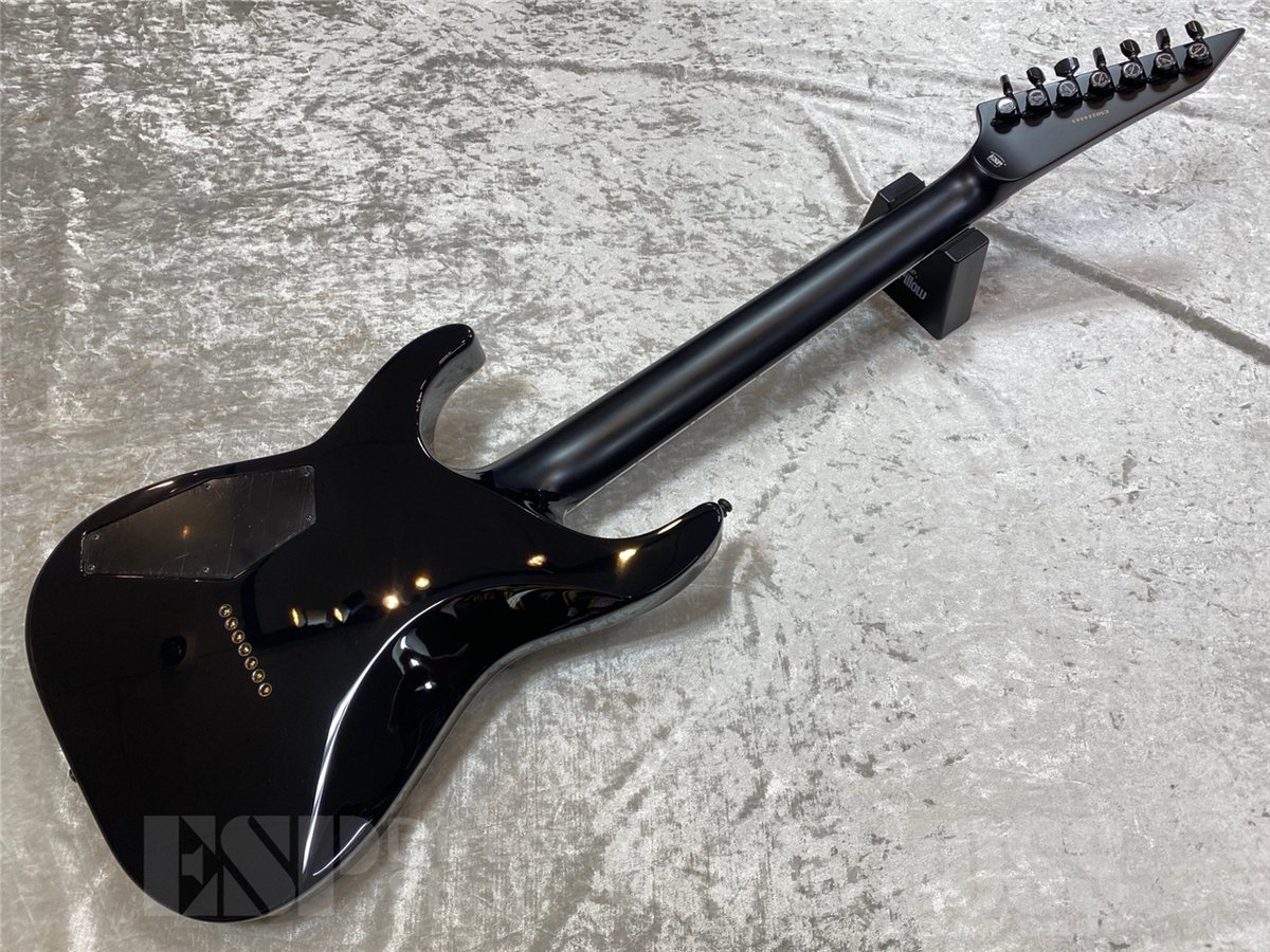 E-II M-II 7NT HS SM】 エキゾチックな杢目が特徴的。トップ材に