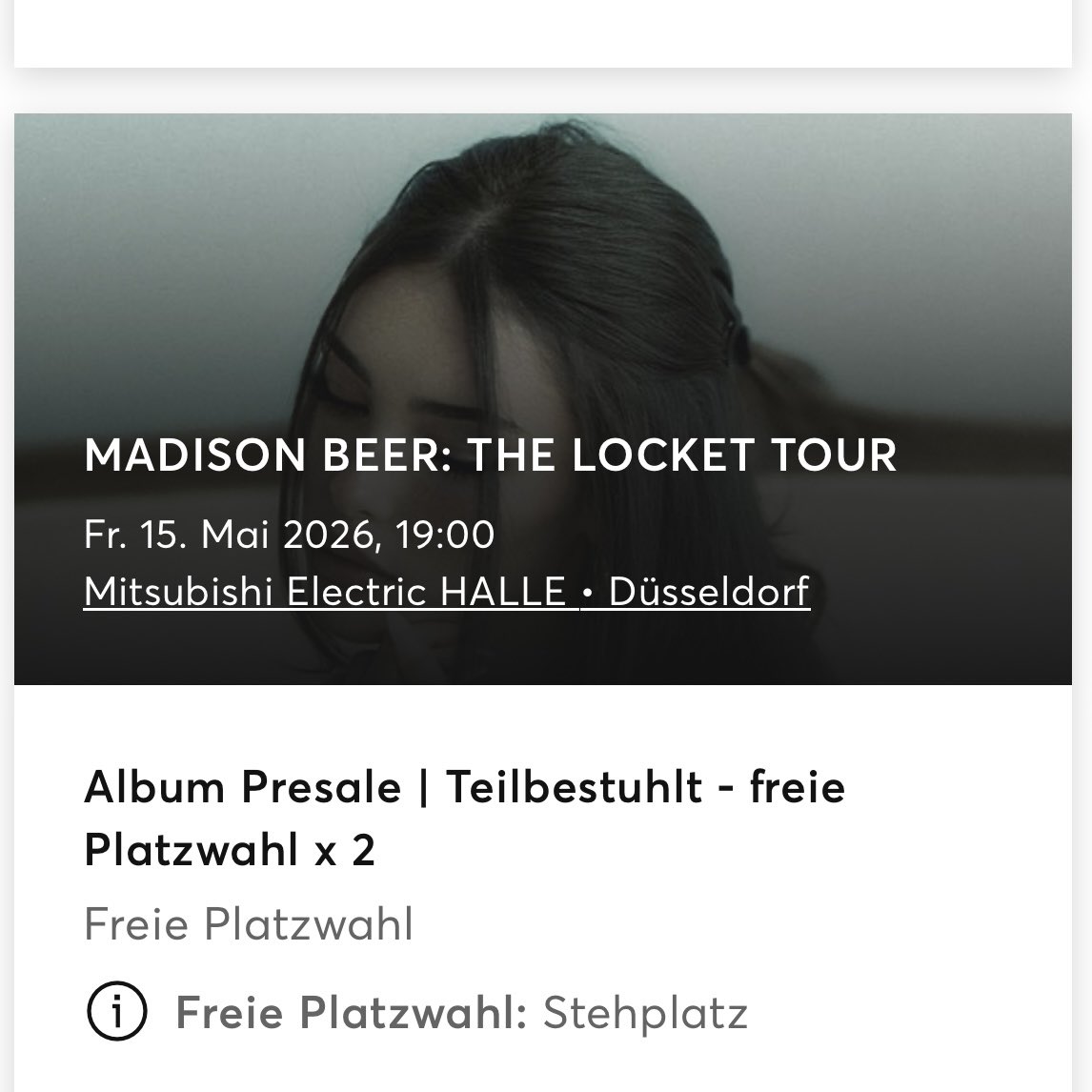 oh war is over, see you in may mads <3