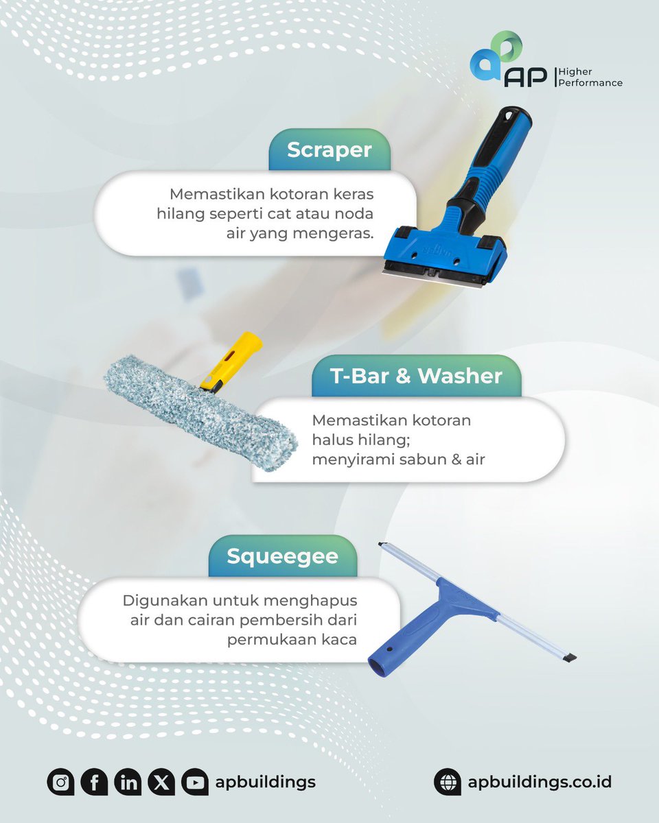 apbuildings's tweet image. Kaca bersih bukan sekadar detail—ini tentang memberikan kesan profesional di lingkungan kerja. Sudahkah area kerja #APFriends dirawat dengan standar terbaik hari ini?

#APBuildings #HigherPerformance #GlassCleaning #FacilityCare #CleanBuilding