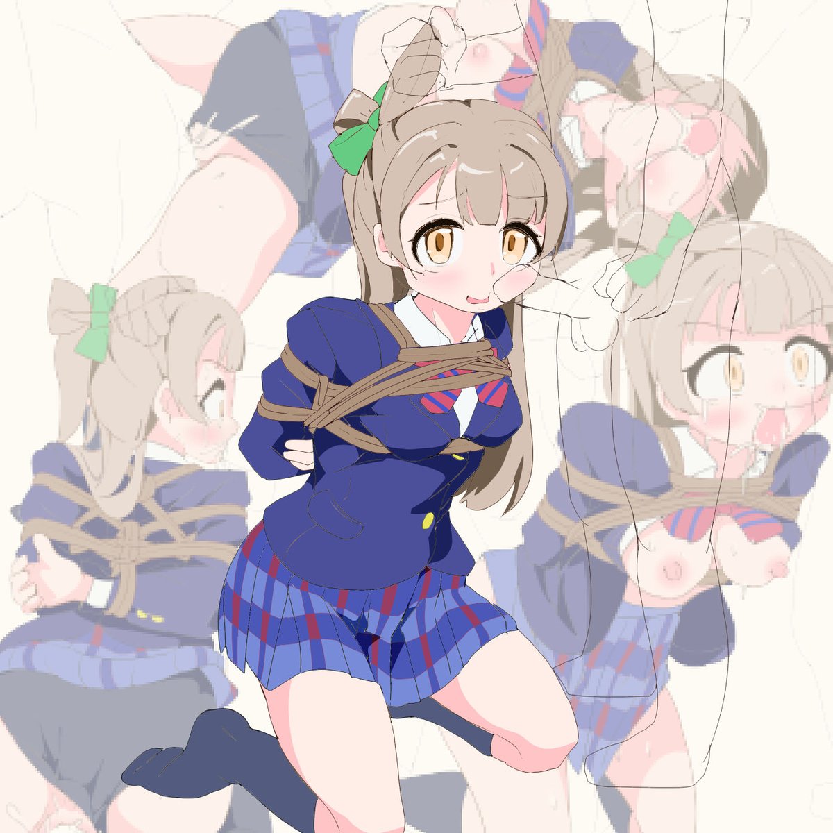 お正月太りのことりちゃんと、縄を使ってエクササイズ🏩 