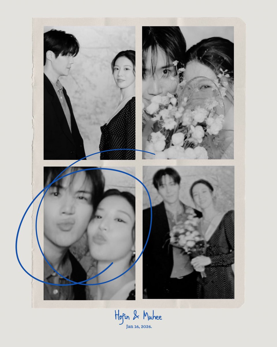 midseonnmar's tweet image. happy wedding, hojin &amp;amp; muhee.
#CanThisLoveBeTranslated
