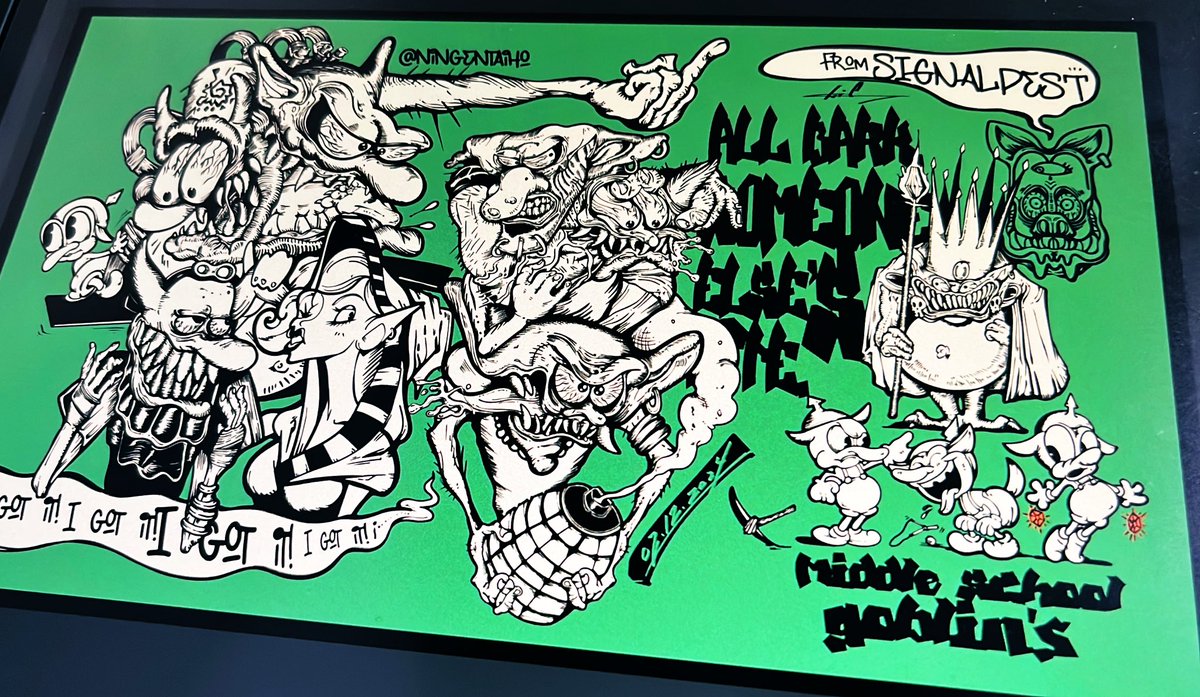 忙し過ぎて印刷忘れていたゴブリンのプレイマットを良い加減刷ろうかと思うんですけど。
3枚ぐらいまで余計に刷れそうだったら文化祭の賞品提供に出そうと思うんですけど。