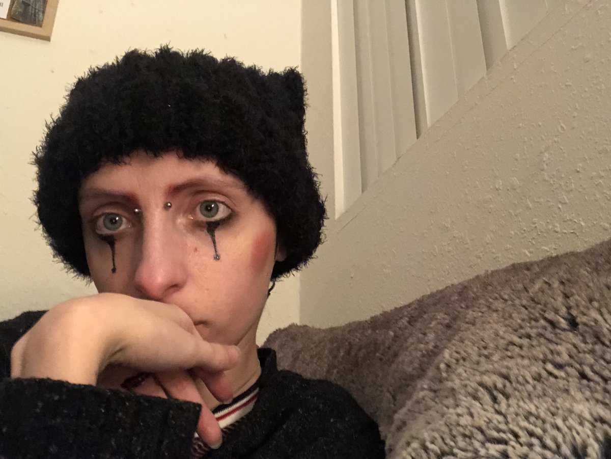 And their black cat male wife