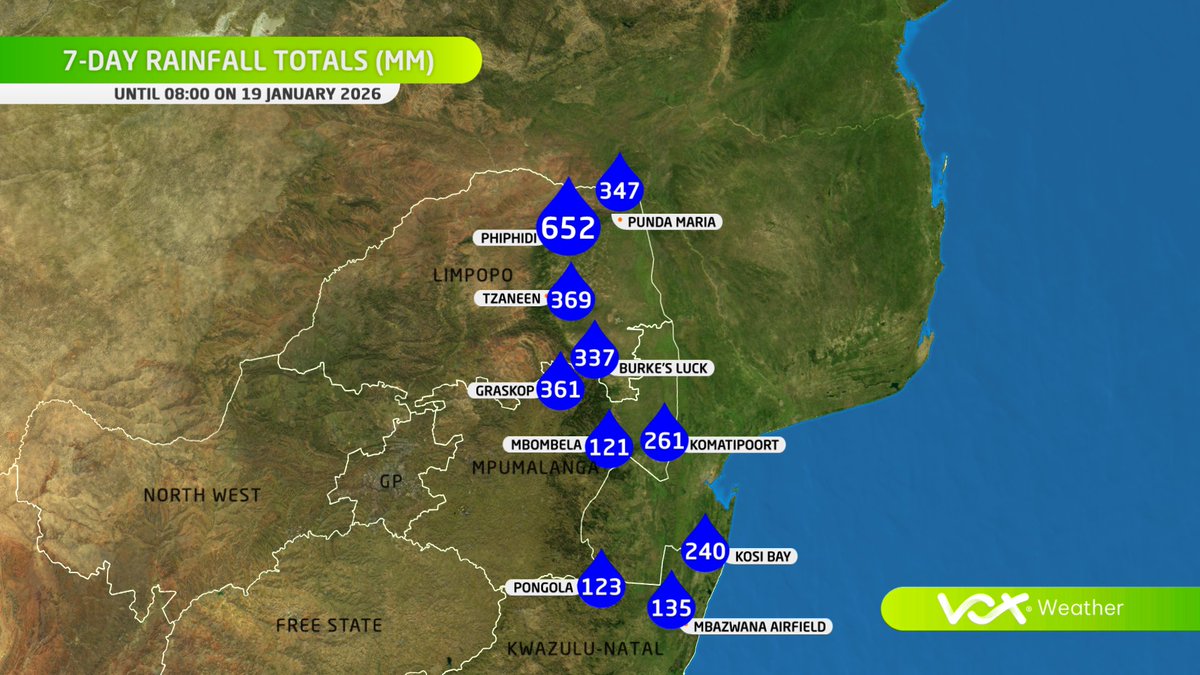 VoxWeatherZa's tweet photo. 𝐒𝐓𝐀𝐓𝐄 𝐎𝐅 𝐃𝐈𝐒𝐀𝐒𝐓𝐄𝐑 𝐝𝐞𝐜𝐥𝐚𝐫𝐞𝐝 𝐚𝐟𝐭𝐞𝐫 𝐓𝐎𝐑𝐑𝐄𝐍𝐓𝐈𝐀𝐋 𝐫𝐚𝐢𝐧 𝐨𝐯𝐞𝐫 𝐭𝐡𝐞 𝐩𝐚𝐬𝐭 𝐰𝐞𝐞𝐤
After days of rain over eastern South Africa, a national disaster has been declared, with damages stretching far and wide.
#VoxWeather #StateofDisaster https://t.co/lQFQJugHRL
