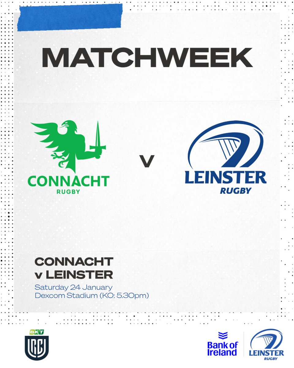 leinsterrugby's tweet photo. Back in Interpro action this week! πͺ
#CONvLEI #NeverLessThanEverything https://t.co/AMikaP3NBe