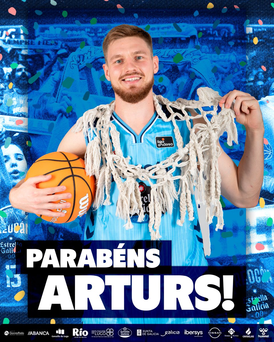 CBBreogan's tweet image. Hoxe temos de aniversario ao noso Arturs Kurucs! 🎉

Moitísimos parabéns, AK47! 🎂

Deixa a túa felicitación nos comentarios 👇