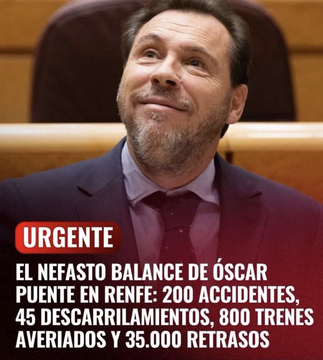 GustavoBolsa's tweet photo. Es cierto que debemos esperar a las consecuencias del accidente. 
Sin embargo, es normal que dudemos de todo cuando el Ministerio de Transportes está dirigido por un mamporrero de las redes sociales con un historial deplorable. https://t.co/BgRkpUXM63
