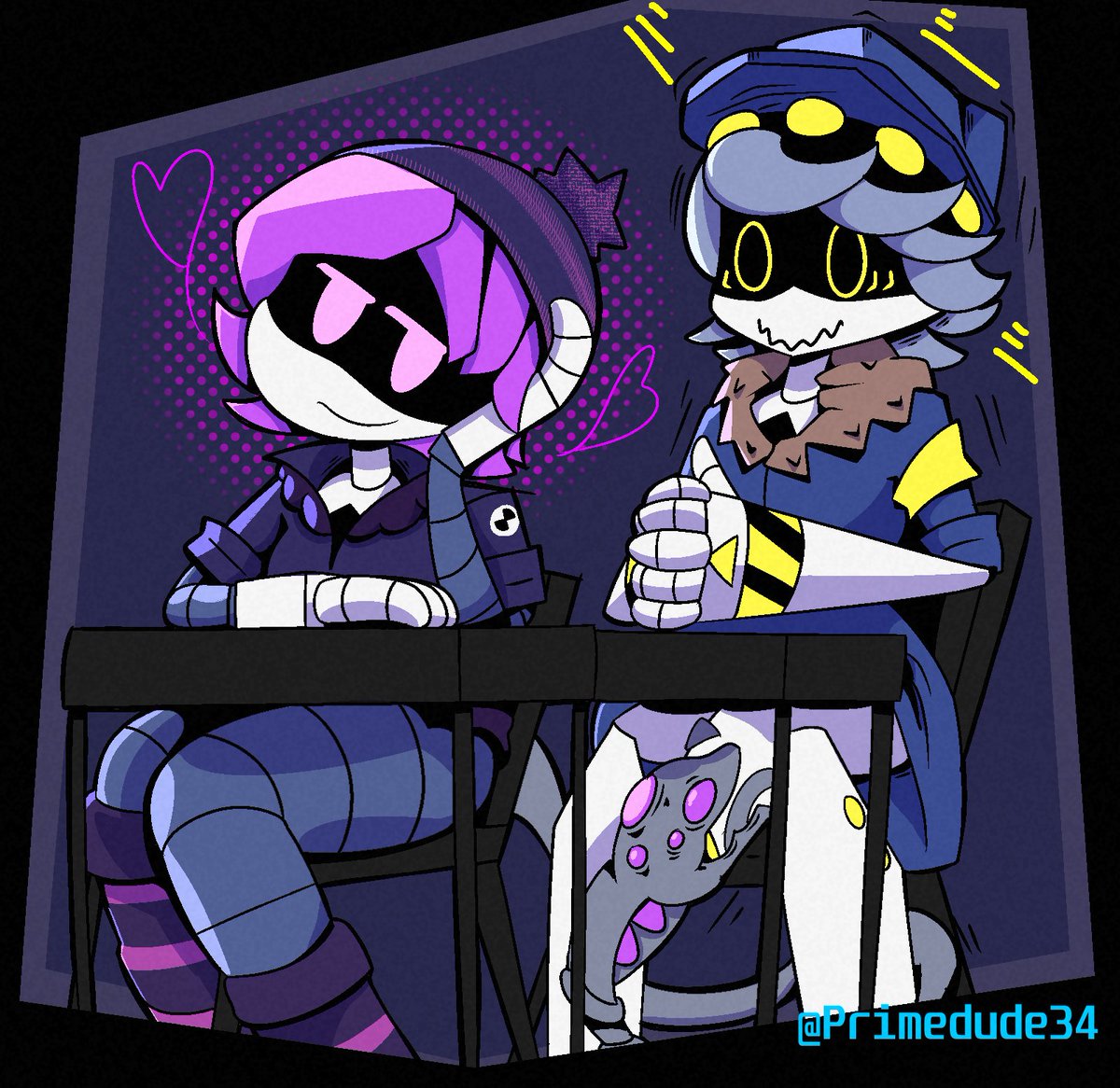 Ever since N started showing up with her to class, Uzi started to get more playful. 

Commission for Anonymous 

#nsfw #murderdronesnsfw #nsfwmurderdrones