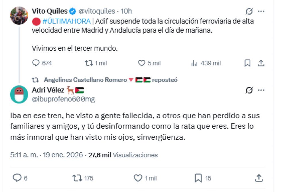 Lo ha borrado, aquí tenéis al miserable