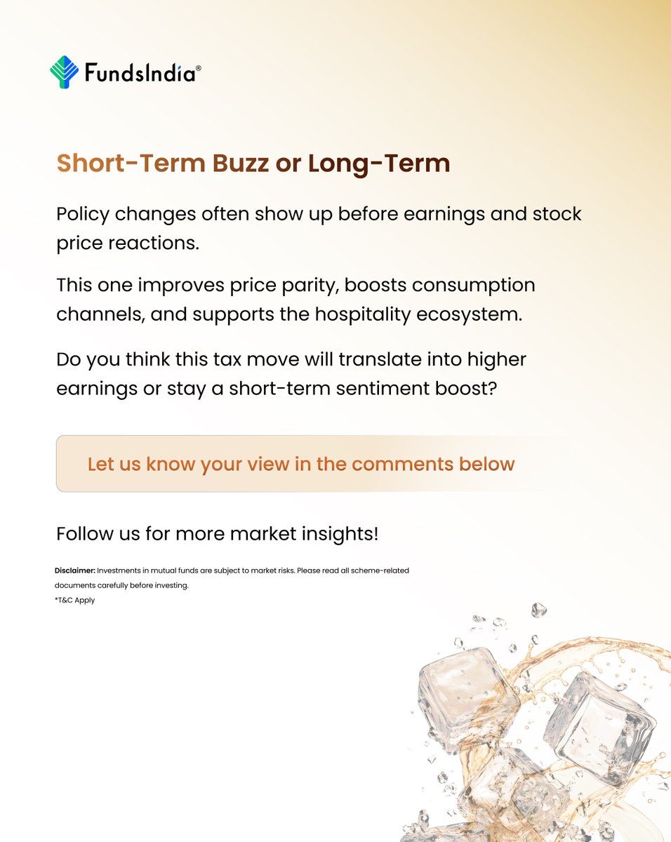 Andhra Pradesh’s move to scrap the additional excise tax on bars could improve price parity, boost footfalls, and support hospitality players. 🍻

A few stocks may benefit, but will this translate into higher earnings or short-term sentiment?

Share your view in the comments.