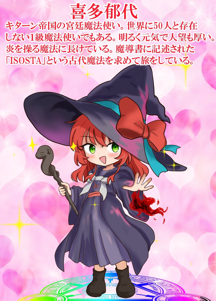 kitaiku4's tweet image. ぼっち・ざ・ろっく! がファンタジーだったら…【喜多郁代の場合】
設定を加えたりしました。
#ぼっち・ざ・ろっく