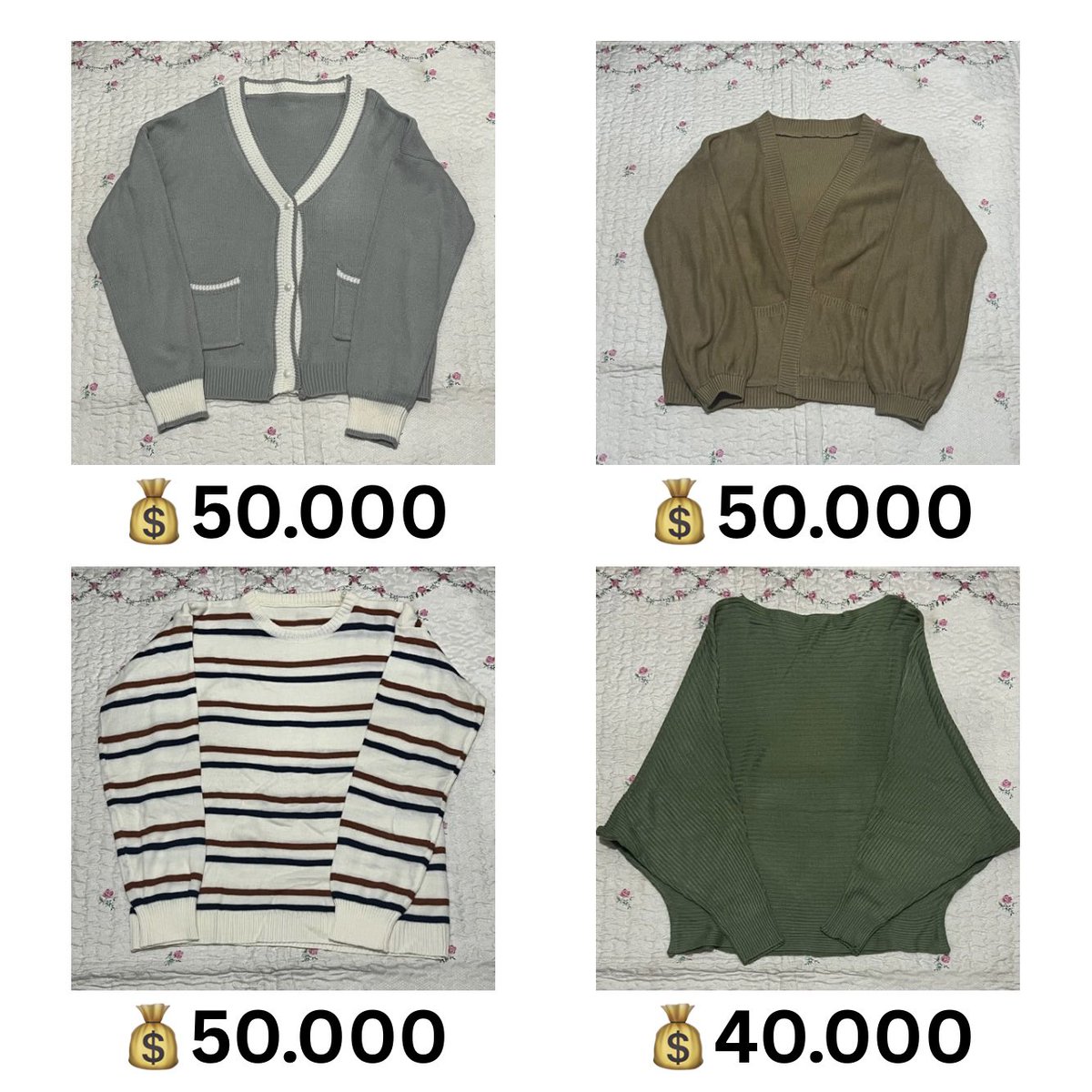hubblepuffshop's tweet photo. wts preloved knitwear
co via 🍊, bisa nego lewat dm
good condi, belum dipakai https://t.co/d2bO2uOARv