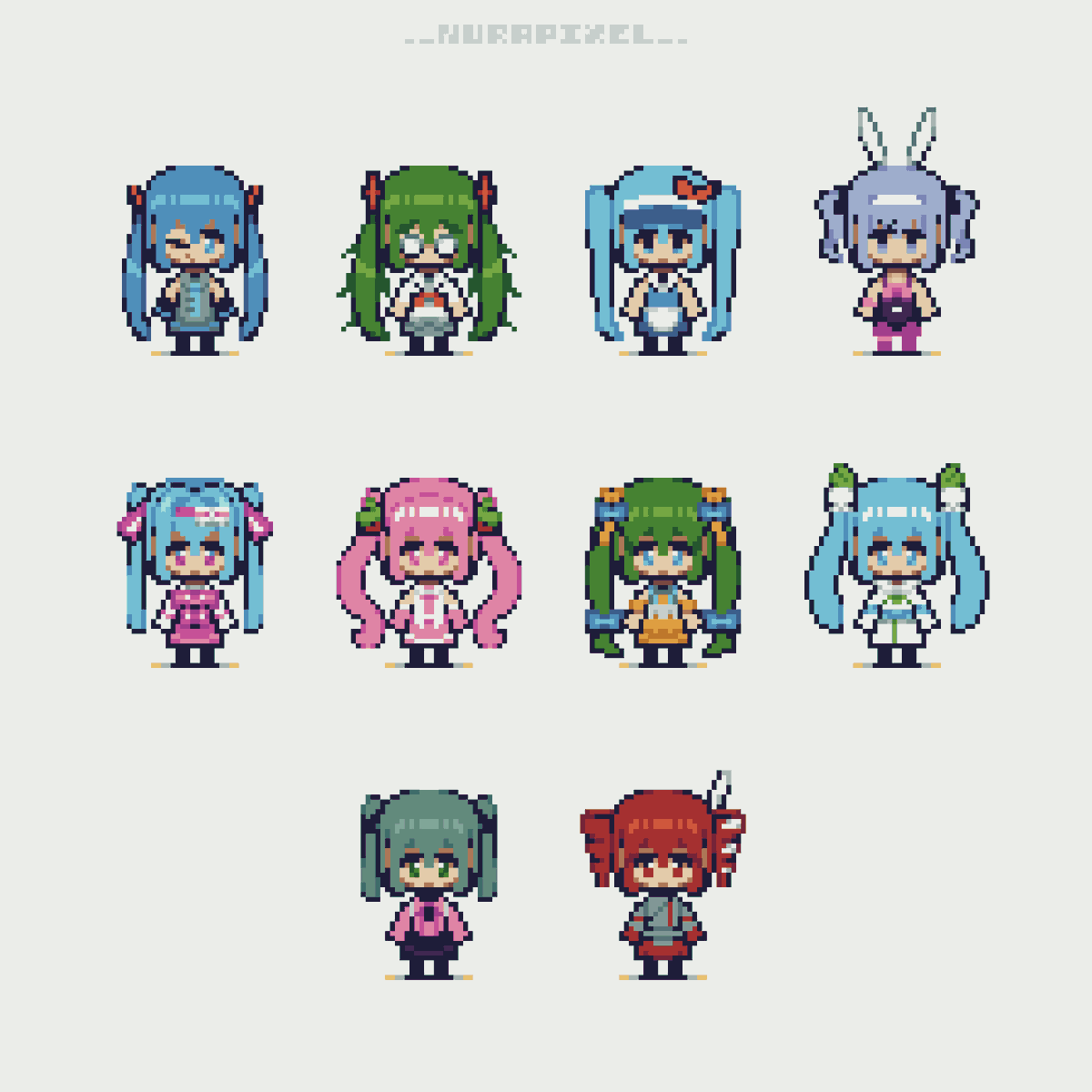 Give me more Miku recommendations so I can turn them into Chibi Pixel Art!
