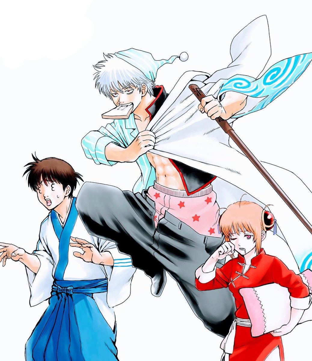 #은혼
#銀魂

요로즈야의 아침₊˚⊹⋆