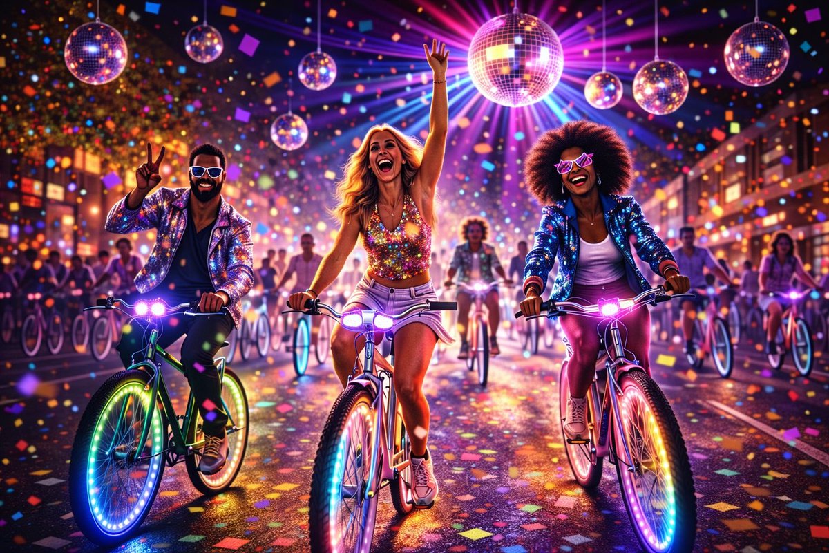 WEcic_'s tweet photo. Disco Cycling: Spike Island

🚲✨ Disco Cycling at Spike Island
Music on, bikes lit up &amp; glow sticks included!
📅 Thu 26 Mar | 3–4:30pm
👉 Book now: https://t.co/R4Pq3syItY 
#ActiveWellbeing https://t.co/gey4h3RNx8