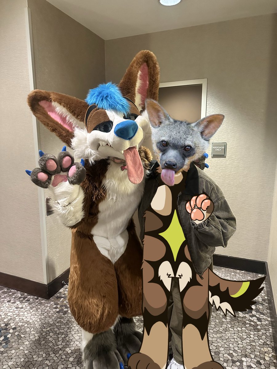 stag_thebeetle's tweet photo. SO happy to go to my first fur convention ever! #ANE2026 Thank you for the experience ! https://t.co/6OXx3SRLq7
