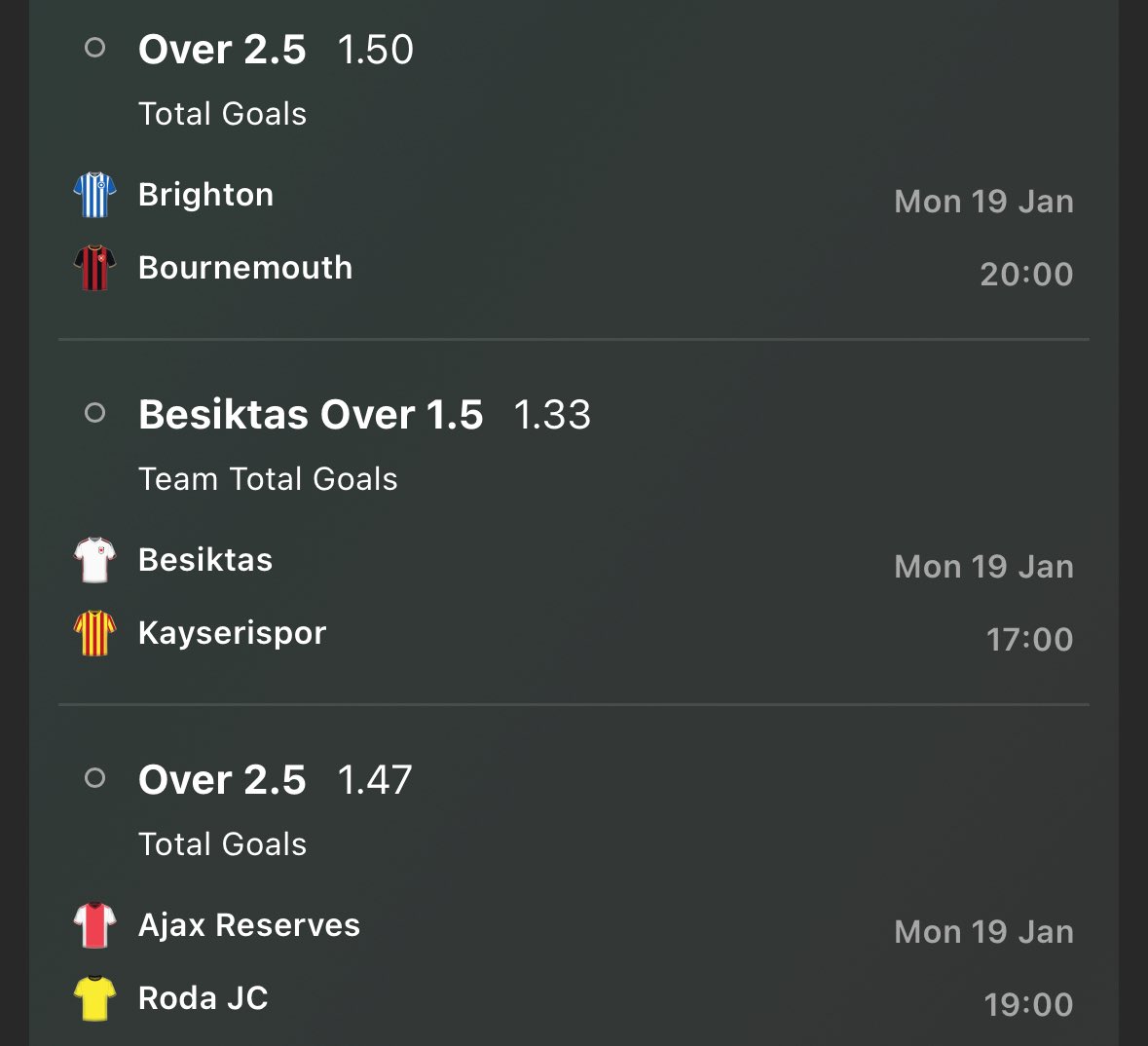 premier_bettips's tweet photo. TODAYS FREE BETS 🚀🔥💵
- Daily Treble @ 2.95/1 ✅
LIKE ❤️ When You Are On! 👇
#football #soccer #bet #inplays #bets #acca #accas #betting https://t.co/G2WCyzMUN9
