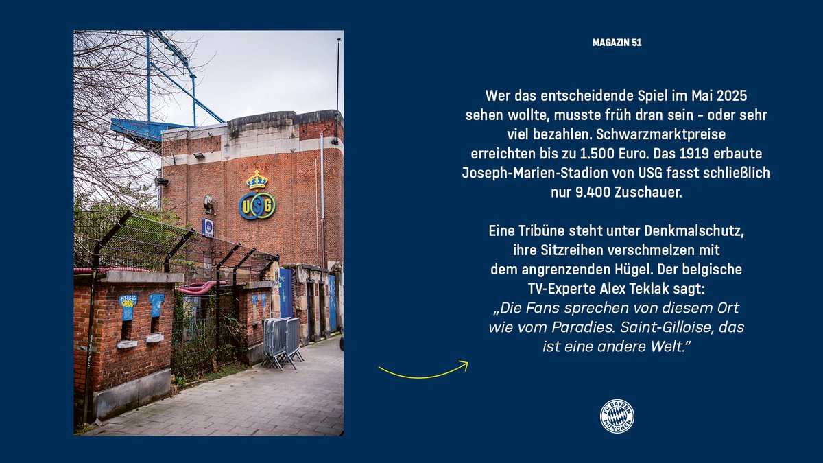 FCBayern's tweet image. 𝐃𝐢𝐞 𝐬𝐩𝐢𝐞𝐥𝐞𝐧, 𝐝𝐢𝐞 𝐆𝐚𝐥𝐥𝐢𝐞𝐫! 
FC Bayern-Gegner Royale Union Saint-Gilloise im #Saebener51-Check ➡️ fc.bayern/USG_51_Story
