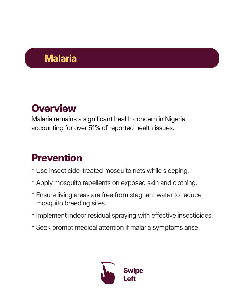 GroomingHMO's tweet photo. Many Nigerians face Malaria, Hypertension, Diabetes, Respiratory Infections, and Hepatitis, but YOU can take steps to stay healthy.

✅ Sleep under mosquito nets
✅ Eat healthy &amp; exercise regularly
✅ Stay hydrated &amp; practice good hygiene
✅ Get vaccinated &amp; check-up regularly https://t.co/DftiX9piJf