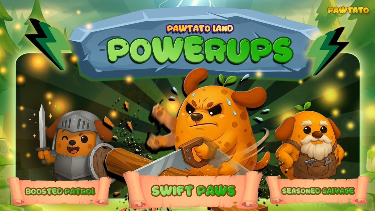 ⚡ 𝗣𝗼𝘄𝗲𝗿𝘂𝗽𝘀 𝗮𝗿𝗲 𝗰𝗼𝗺𝗶𝗻𝗴 𝘀𝗼𝗼𝗻 ⚡

Powerups introduce optional boosts you can activate using xTATO, designed to enhance gameplay in meaningful ways.

Each Powerup requires a monthly xTATO burn, renews automatically, and remains active as long as your xTATO