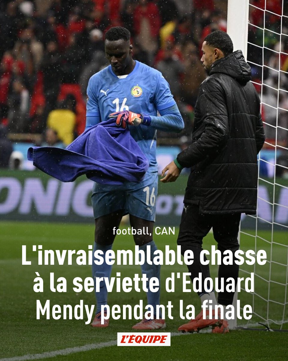 Si plusieurs faits de match ont alimenté la polémique pendant la finale de la CAN remportée par le Sénégal face au Maroc dimanche soir, une autre scène en marge de la rencontre, assez absurde, a suscité la polémique.
➡️ l.lequipe.fr/YtF