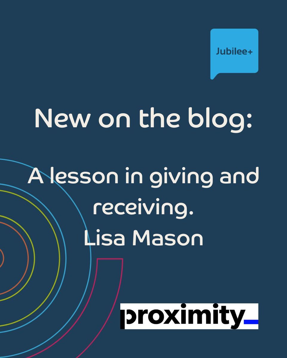 JubileePlus's tweet image. 🫶Lisa says 'I’ve learned that both giving and receiving are acts of faith that glorify God when done in obedience to His prompting.'

Read more here: jubilee-plus.org/blog/1527/a-le…

This blog was originally written for the Proximity Hub website.

#JubileePlus #PovertyResponse #UKChurch