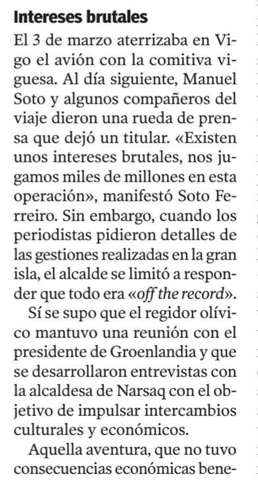 O de largar pola boca fantásticas operacións de miles de millóns en #Vigo, son alcaldadas de longa tradición na nosa cidade. 
Nihil novum sub sole.