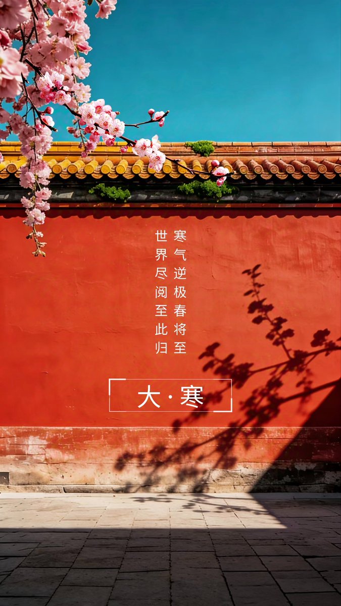 qinqin152253's tweet photo. 大寒已至，一年中最冷的时节。今天，记得与重要的人分享一杯热饮☕
Major Cold arrives, the coldest moment of winter. Even Mona Lisa’s smile seems to have frozen in this chill—but not our warmth. Share a hot drink with someone today. 
 #Dahan  #24SolarTerms 
 #ChineseCulture https://t.co/wAWQzSJG4a