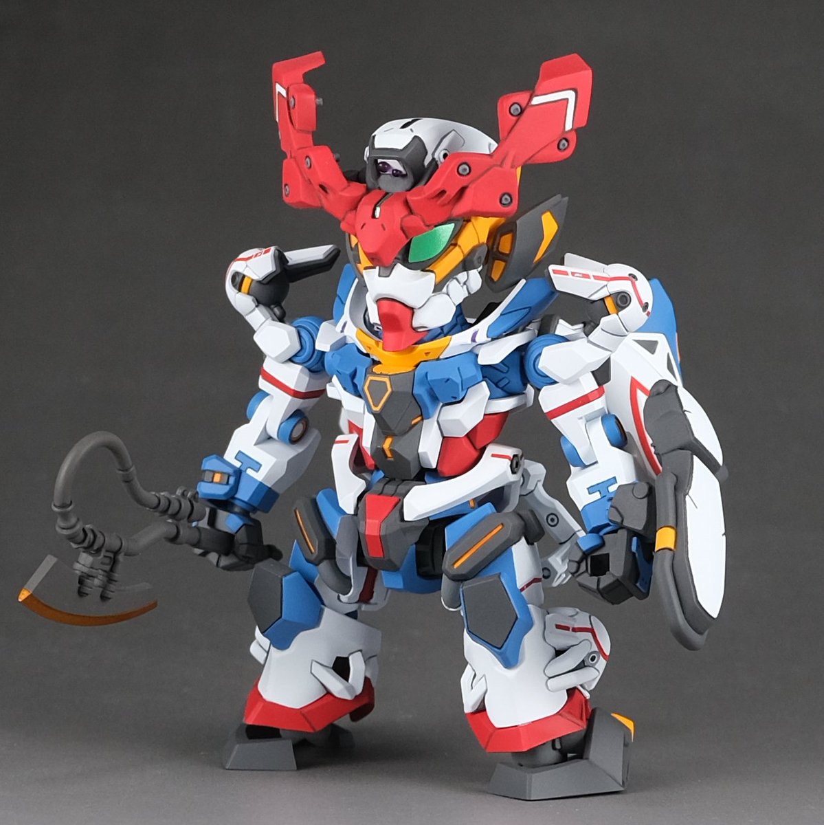 宣伝です✨ SDのジークアクスが完成したので是非ご覧ください🙌！