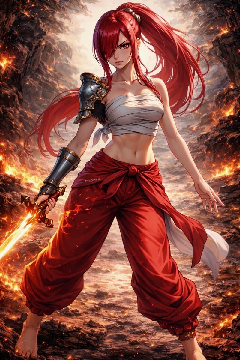 Erza Scarlet | Fairy Tail 
#AiArt