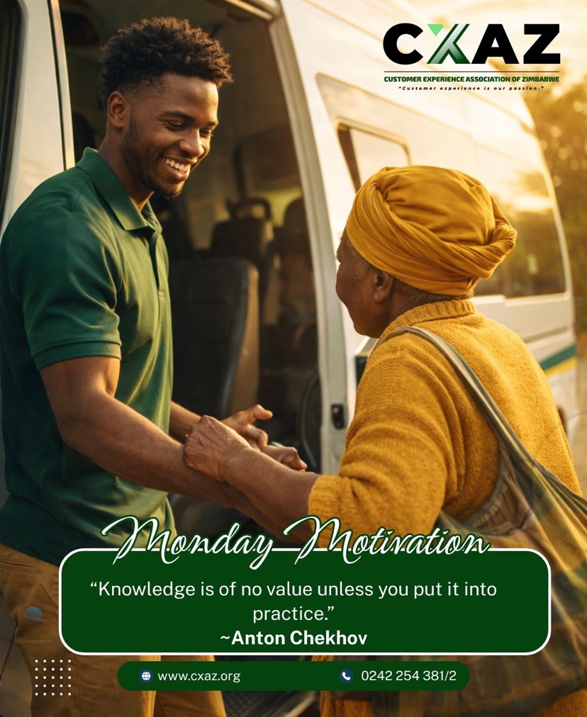 CCAZ2's tweet photo. Happy new week! 

CX doesn’t wear a uniform. It shows up in everyday moments.Customer experience is not limited to offices, systems, or job titles it lives in real interactions where people serve people. But knowledge alone isn’t enough. 

#CX
#mondaymotivation
#newweek https://t.co/zgpmlEsxRZ