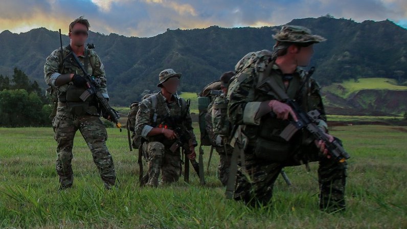 Makistan1776's tweet image. 10th Special Forces Group wearing tigerstripe, 2024 🐅⚡️