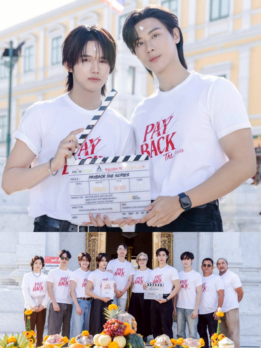 blup_dates's tweet image. 🔥 PAYBACK THE SERIES 🔥

— has officially held its blessing ceremony and begun filming!

🌟 Toptap Jarukit and Min Thanakorn as the main leads, joined by Shogun Paramee, Fuaiz Thanawat, and Boss Chaikamon.

📍Soon | Ch One31 

#PAYBACKTheSeries #Payback