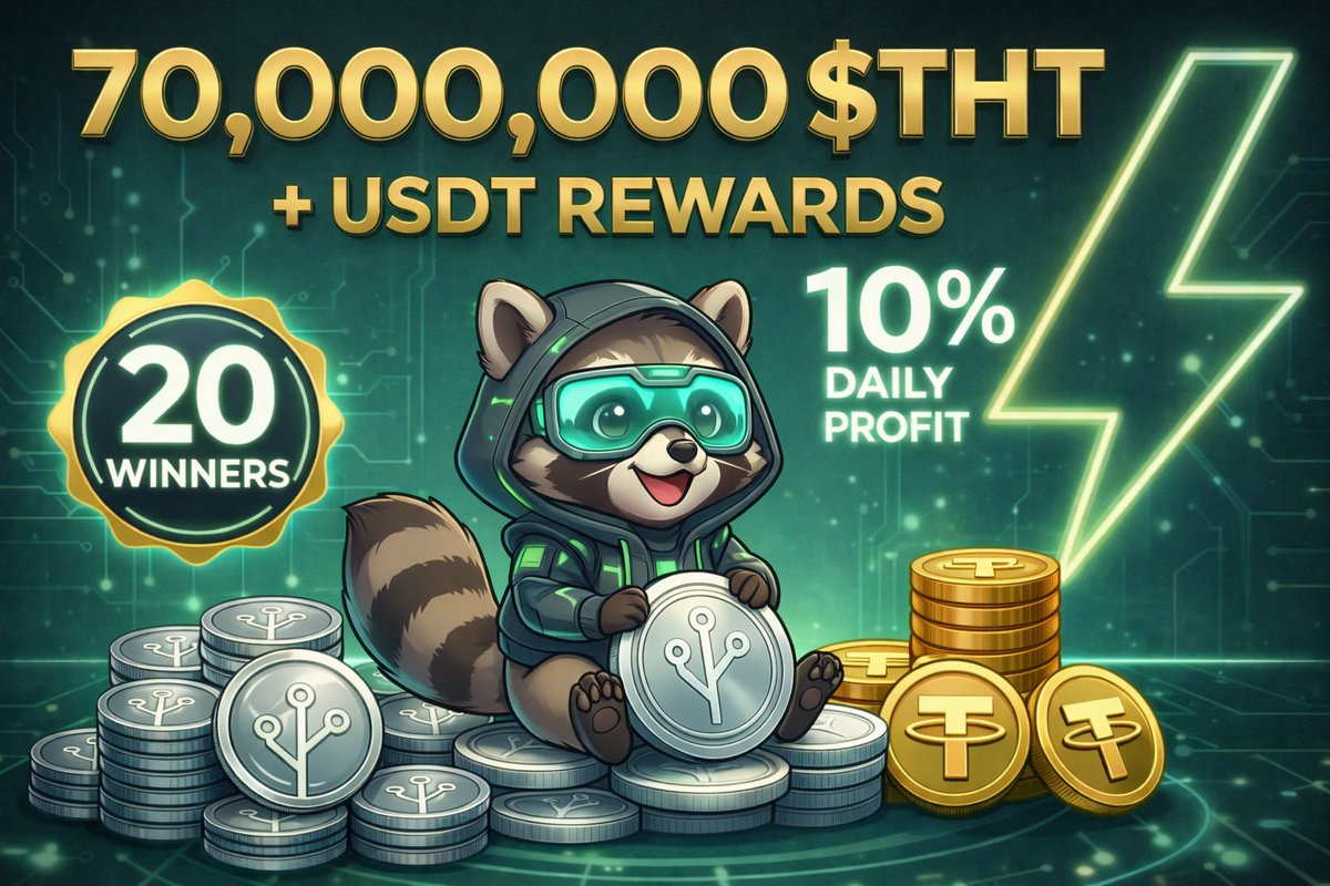 TrustHashio's tweet photo. 📢 Traditional Weekly Giveaway is HERE! 🚀
The prize series is live. Real power, big rewards. ⚡️
🛡️ Selection by @grok AI for full transparency. 🤖

🎁 Prize Pool (20 Winners):
🏆 5x: $10 USDT + 3M $THT + 10% DAILY BOOST
🥈 5x: 5M $THT + 10% DAILY BOOST
🥉 10x: 3M $THT + 10% DAILY BOOST

To Enter:
1️⃣ Follow @TrustHashio & RT
2️⃣ Tag 3 friends
3️⃣ Drop your BSC Address below! 👇
⏳ Winners revealed this weekend! Good luck! 🦝

#TrustHash #THT #BSC #BNB #DeFi #Crypto #Airdrop #Giveaway #Bitcoin #Ethereum #Altcoins #GemHunter #PassiveIncome #Web3 #PancakeSwap #MemeCoin #Solana #BTC #HODL #BullRun #CryptoNews #Invest #Money #Binance #100xGem
#InsurrectionAct #Arirang #CanMenGetPregnant #GoodDayDetroit #MLKDay #MartinLutherKing #SnowDay #WinterStorm #NFLPlayoffs #WildCardWeekend