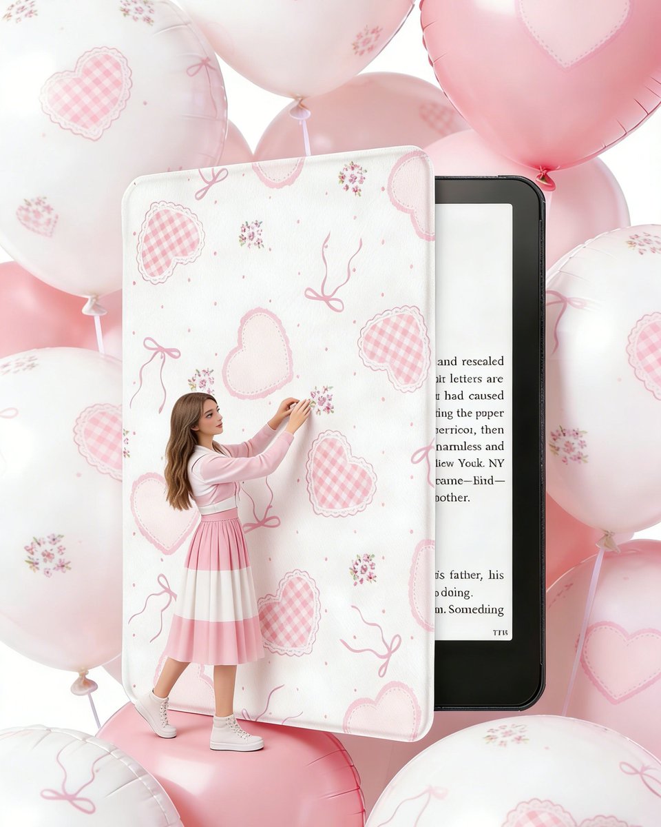 cobakcase's tweet image. POV: your Kindle just got surrounded by love 💗

Not sure if this is a case,
or a heart explosion for my Kindle.

Cute. A little extra.
But honestly… I kinda love it.

Would you use this one? 💭
👇 Yes or No?

#kindlecase #cobakcase #kindleaesthetic #cozyreading #bookishlife