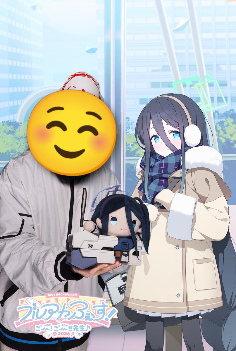 ブルアカふぇすのお写真いいですか今年はイブキちゃんとアリス(防寒